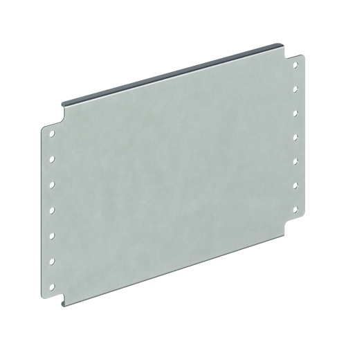 Монтажная плата частичная, фронтальная для корпусов RAM fit, ВхШ 200х400 мм