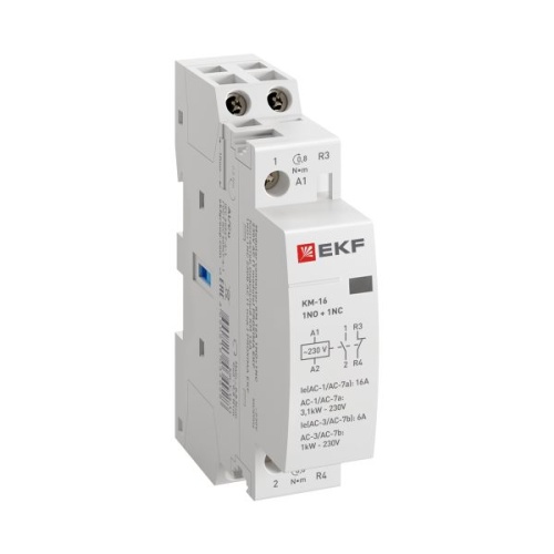Контактор модульный КМ 16А NО+NC (1 мод.) EKF PROxima