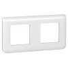 Рамка Mosaic 2х2М гориз. белая