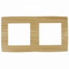 12-5002-11 Эл/ус ЭРА Рамка на 2 поста, Эра12, сосна