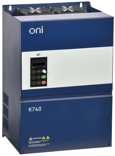 ПЧ K740 380В 3Ф 3,7-5,5кВт 9-13А тор. энк. ONI