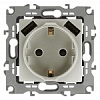 12-4109-15  ЭРА Розетка 2P+E 16A-250В, штор. с 2xUSB 5В-3А, Эра12, перламутр