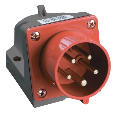 Вилка 515 стац.3Р+РЕ+N16А 380В IP44 ИЭК