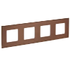 SKANDY Рамка 4-мест. SK-F34Br металл шоколад IEK
