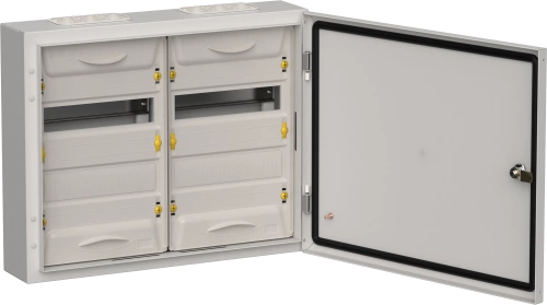 TITAN 5 Корпус мет. ЩРн-48 (2х24) 460х570х140 IP54 сер IEK