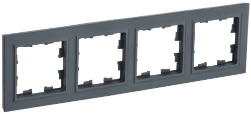 BRITE Рамка 4-мест. РУ-4-БрГ граф. IEK BRITE Рамка 4-мест. РУ-4-БрГ граф. IEK