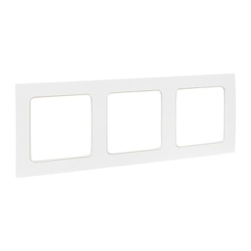 Стокгольм Рамка 3-местная белая EKF PROxima