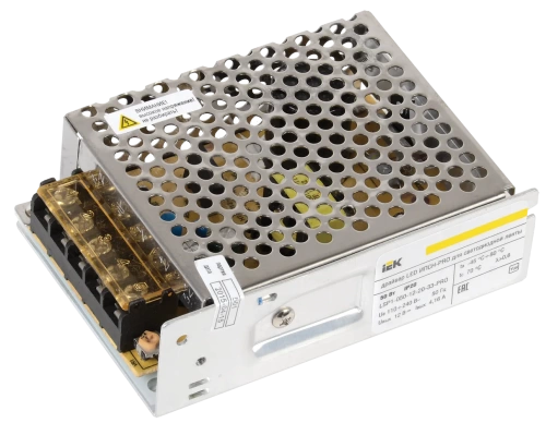 Драйвер LED ИПСН-PRO 50Вт 12 В блок - клеммы  IP20 IEK