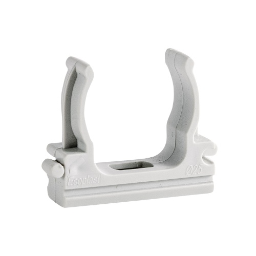 CF25G Держатель (клипса) для труб D25мм (1уп = 10шт) Экопласт