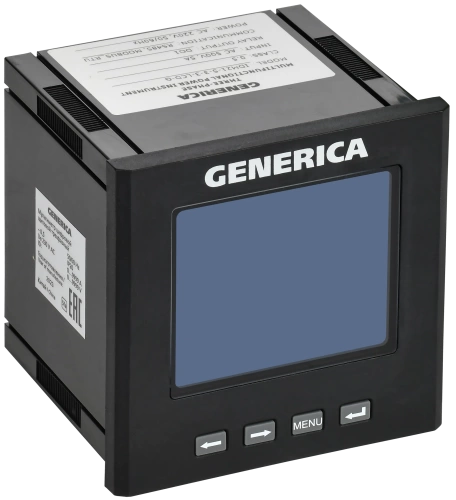 Мультиметр цифр. щит. 3-ф. DO RS-485 96х96 LCD GENERICA