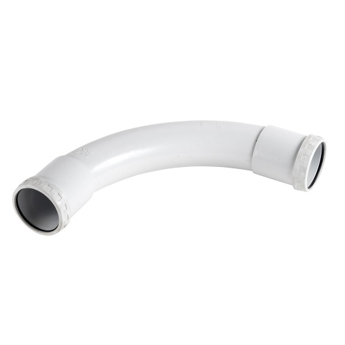 CUG50 Угол 90 гр.(единый), без галогена, для труб D50мм, цвет серый (1уп = 1шт) Экопласт