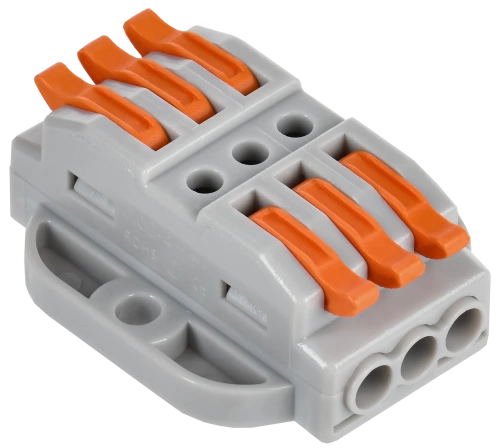 Строительно-монтажная клемма СМК 222-4133P (4шт/упак) IEK