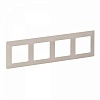 Valena LIFE.Рамка "Слоновая кость".4-постовая универсальная
