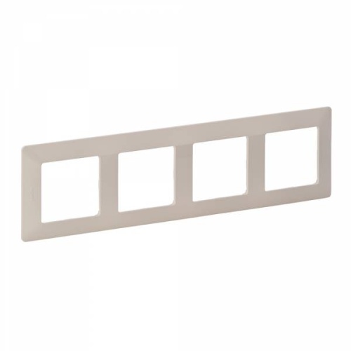 Valena LIFE.Рамка "Слоновая кость".4-постовая универсальная