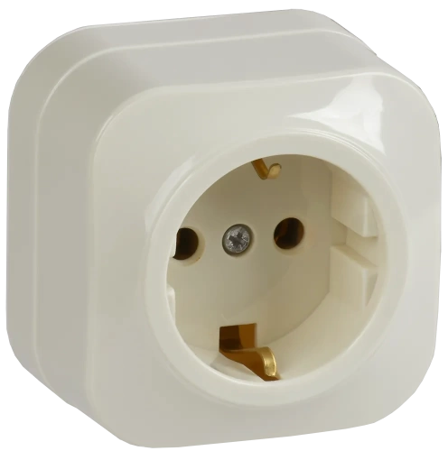 РС20-3-ХК Розет. 1-ая с з/к о/у 16А GLORY крем. IEK РС20-3-ХК Розет. 1-ая с з/к о/у 16А GLORY крем. IEK