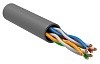 ITK Витая пара U/UTP 5E 4х2х24AWG PVC серый (305м) РФ/С