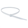 Хомут P6.6 самозатухающий, белый 4,8x300