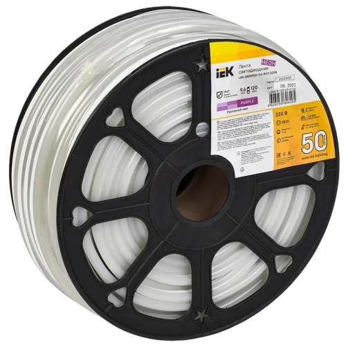 Лента LED "неон" 50м LSR-2835P120-9,6-IP67-220В IEK Лента LED "неон" 50м LSR-2835P120-9,6-IP67-220В IEK