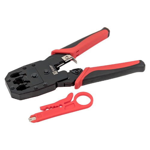 Кримпер для обжима и зачистки витой пары TERACOM TRC-NT12 EKF Кримпер для обжима и зачистки витой пары TERACOM TRC-NT12 EKF