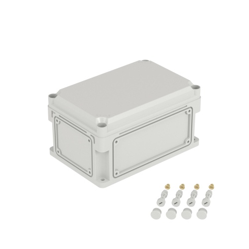 Корпус IP67,300х200х160 (выс.крышки 35),стнк.выбв.флнц.,непрозр.крыш. (упак. 1 шт)