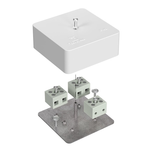 Коробка огнестойкая для кабель-канала 40-0450-FR6.0-6 Е15-Е60 (латунь) 75х75х30 Промрукав