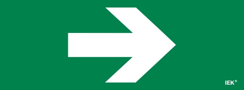 Этикетка самокл. 350х130мм "Направляющая стрелка" IEK
