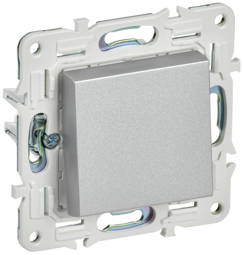 SKANDY Выключ. 1-кл. 10А SK-V01S сереб. IEK