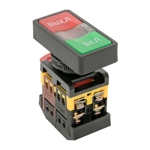 Кнопка AS-22N "Пуск-Стоп" прямоугольная 220В NO+NC EKF PROxima Кнопка AS-22N "Пуск-Стоп" прямоугольная 220В NO+NC EKF PROxima