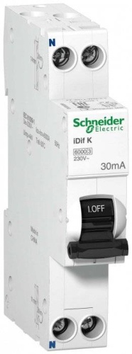 АВДТ ТИПА Acti 9 iDif K 6КА 16A C 30МA AC (Schneider Electric)