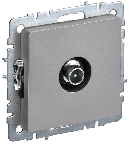 BRITE Роз. TV проходная РТВ10-0-БрС сталь IEK BRITE Роз. TV проходная РТВ10-0-БрС сталь IEK