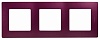 ETIKA Рамка 3-мест. сливовый
