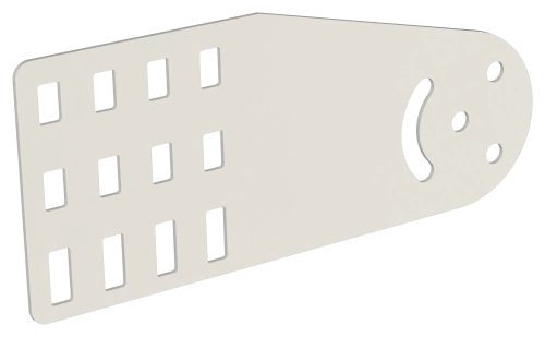 Пластина шарнирная h=100мм RAL 9016 IEK