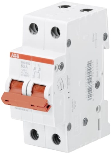 Рубильник 2пол. SHD202/32 рычаг крас. Рубильник 2пол. SHD202/32 рычаг крас.