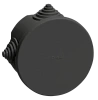 Коробка расп. КМ41237 D=75х40мм IP44 4 вв. черная IEK