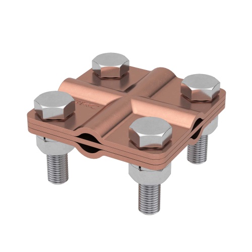 Соединитель пруток-пруток, D10мм, медь (упак. 50 шт)