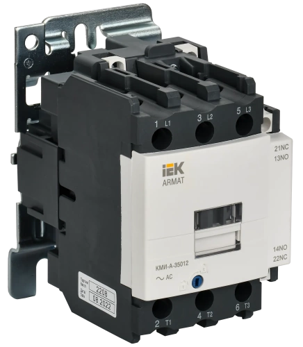 ARMAT Контактор КМИ-А-35012 LC1D 50А 400В/АС3 1НО/1НЗ IEK ARMAT Контактор КМИ-А-35012 LC1D 50А 400В/АС3 1НО/1НЗ IEK