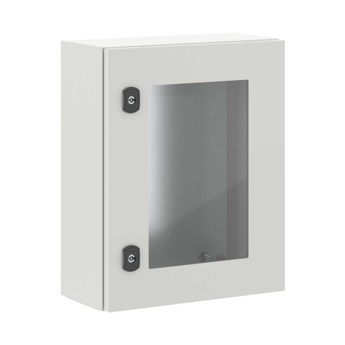 Корпус навесной STE с М/П с прозрачной дверью ВхШхГ 500x400x200 мм