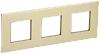 SKANDY Рамка 3-мест. SK-F33Sh металл шамп. IEK
