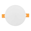 Светодиодный встраиваемый даунлайт безрамочный ДВО 1103 круглый 10Вт 6500K IP20 LUMA EKF