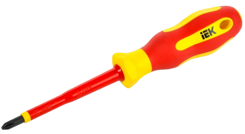 ARMA2L 5 Отвертка диэлектрическая PH2х100 Т2 IEK ARMA2L 5 Отвертка диэлектрическая PH2х100 Т2 IEK