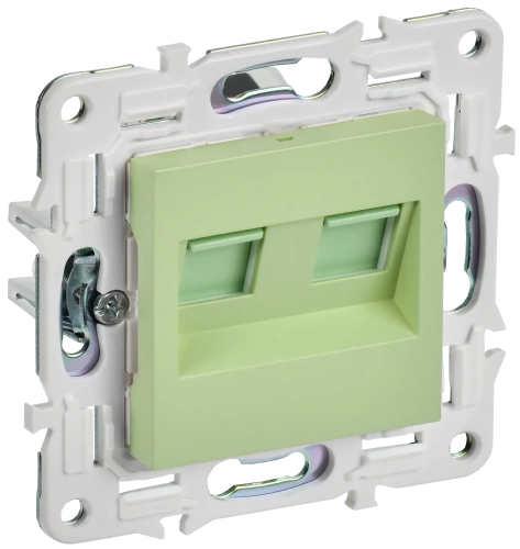 SKANDY Роз. комп. 2-ая RJ45 кат.5E SK-K03M мятн. IEK