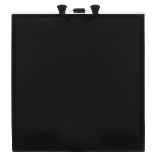 Вывод кабеля модульный "Avanti", "Черный квадрат", 2 модуля