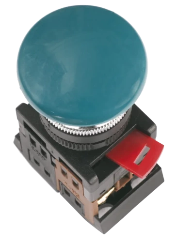 Кнопка AEА-22 "Грибок" зеленый d22мм 1з+1р ИЭК