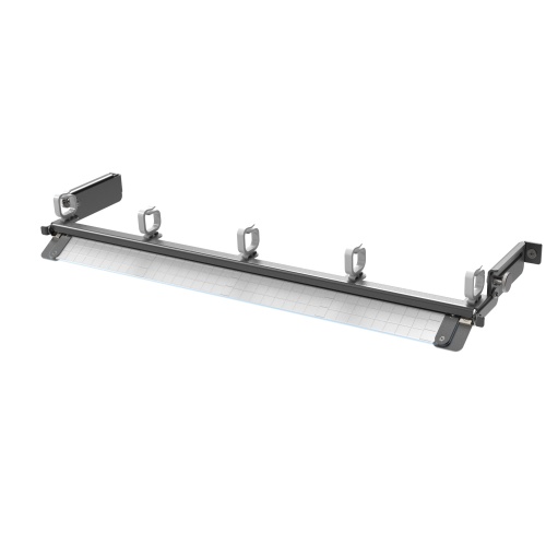 Организатор фронтальный для оптических полок и панелей высотой 1U, регулируемый, с откидной панелью для маркировки