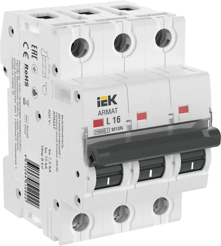 ARMAT Авт. выкл. M10N 3P L 16А IEK