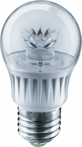 Лампа светодиодная LED Navigator 71 855 NLL-G45-7-230-2.7K-E27-CL шар прозрачный