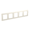 Рамка на 2+2+2+2+2 модуля (пятиместная), белая, RAL9010 (упак. 10 шт)