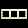 GLOSSA 3-постовая РАМКА, горизонтальная, БЕЖЕВЫЙ