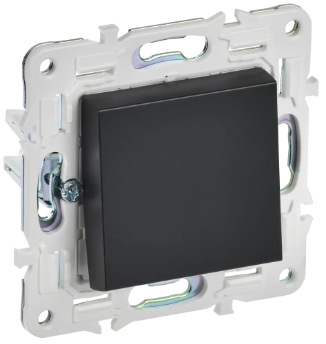 SKANDY Выключ. 1-кл. прох. 10А SK-V02Bl черн. IEK