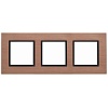 14-5203-14 Эл/ус ЭРА Рамка на 3 поста, металл, Эра Elegance, медь+антр